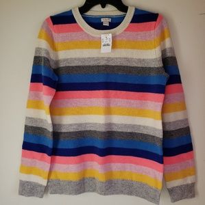 NWT J. Crew Factory Lambswool Blend Sweater